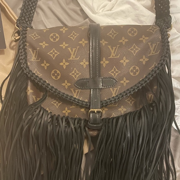 vintage boho satchel crossbody - Picture 13 of 16